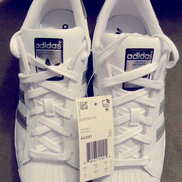 adidas Shoes - Adidas Originals Superstar NWT silver metallic